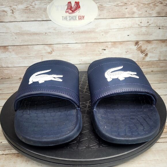 Lacoste Fraisier Men's Size 9 Blue Open Toe Sandals - Picture 2 of 11